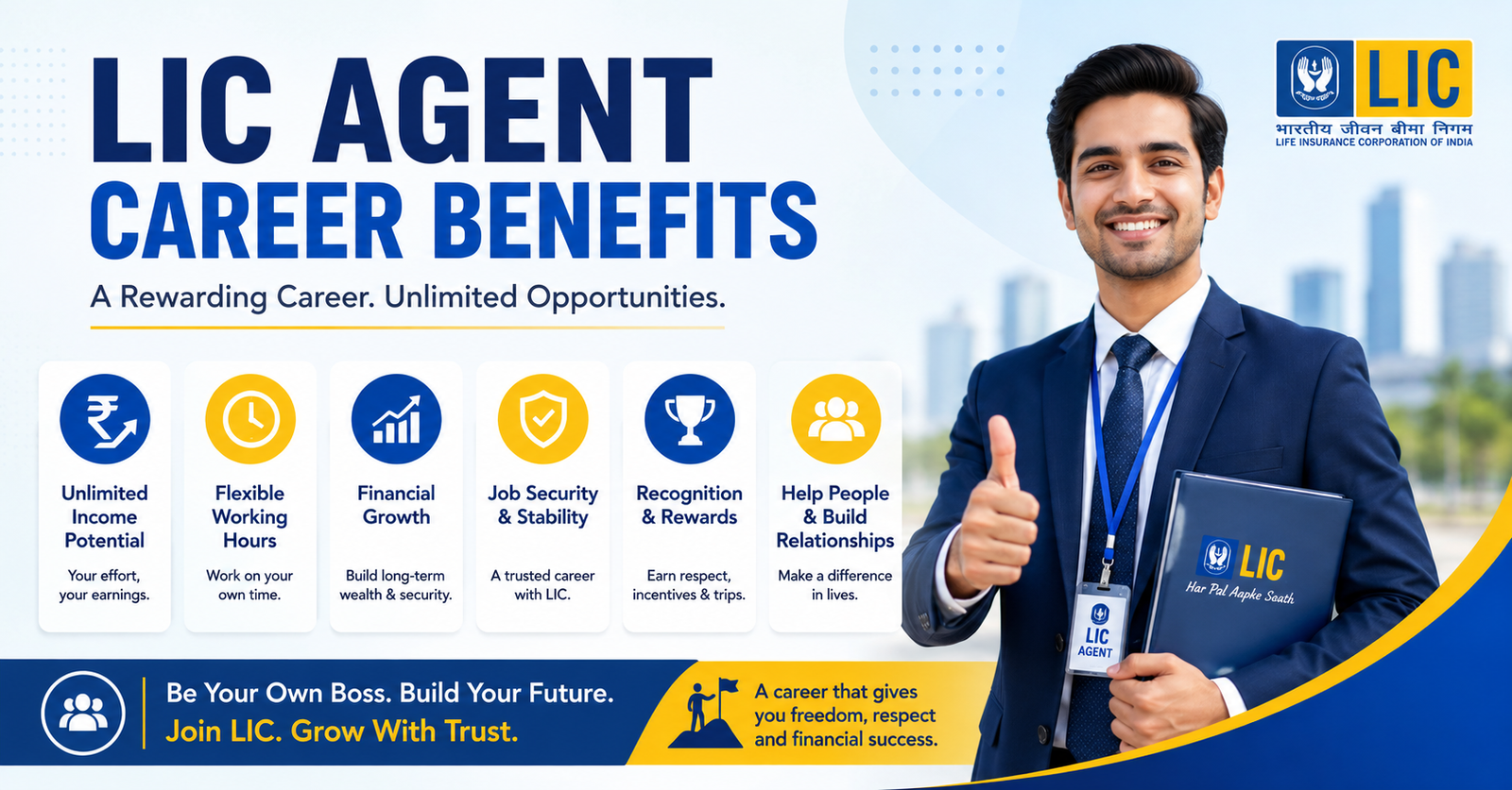 LIC Agent Career Benefits